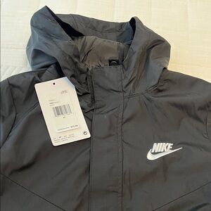 Nike Charcoal Hooded Jacket
